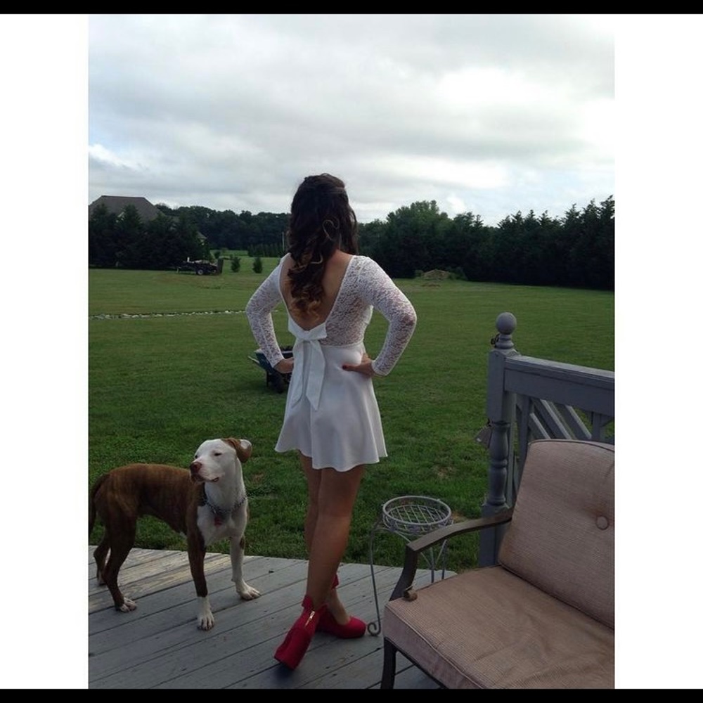 White Lace Dress SOLD